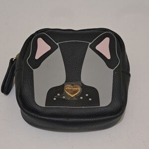 Betsey Johnson Frenchie Zipper Coin Bag